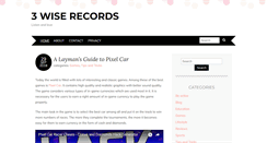 Desktop Screenshot of 3wiserecords.com